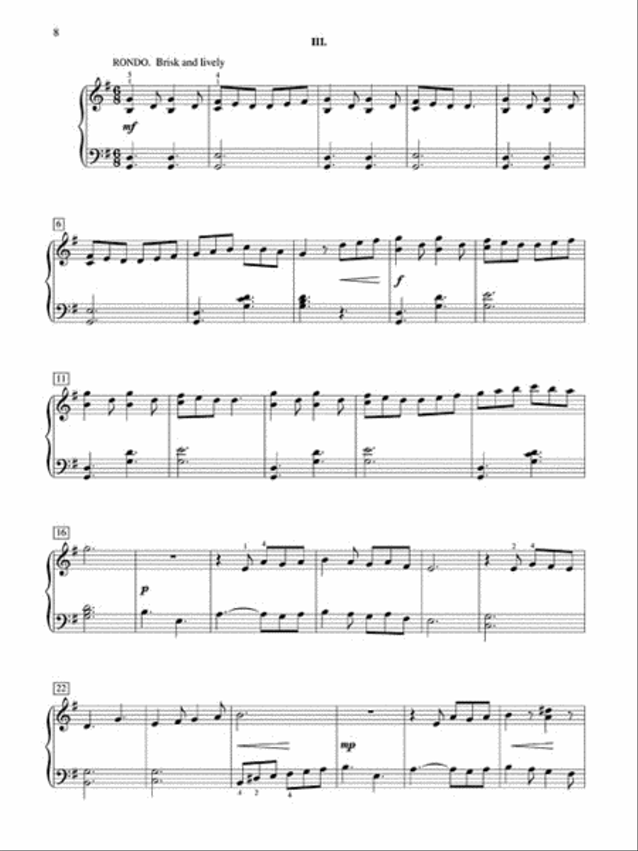 Grand Sonatina in G Grand Sonatina in G Piano scores gallery preview page 4