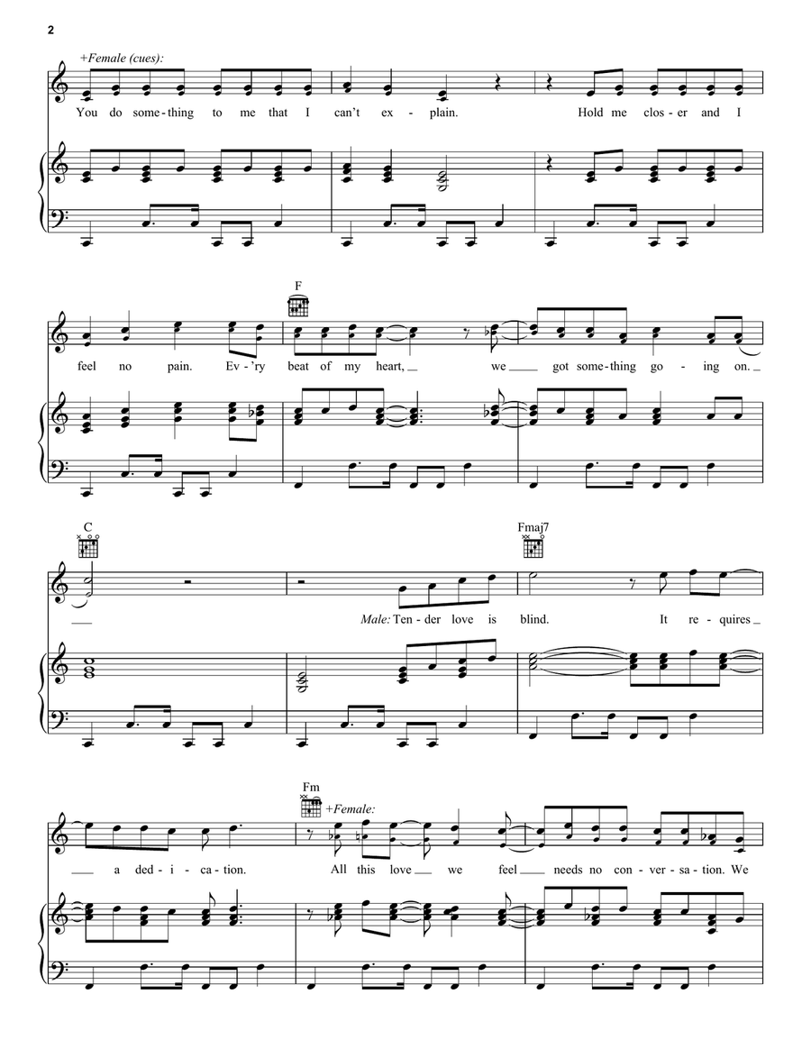 Islands In The Stream Piano, Vocal, Guitar scores gallery preview page 2