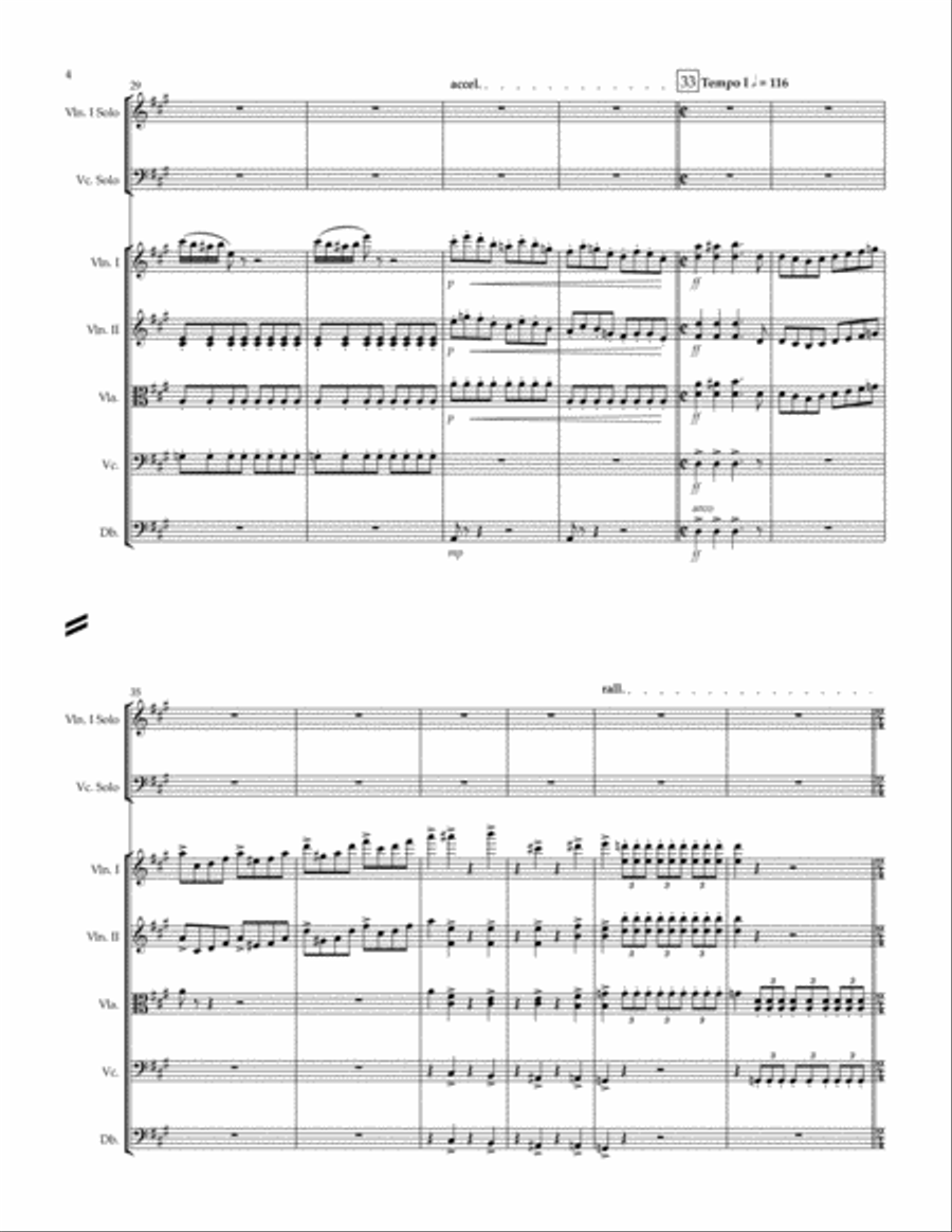 Die Fledermaus Overture (arr. for string orchestra): Score and Parts String Orchestra scores gallery preview page 4