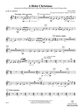 A Holst Christmas: 1st B-flat Clarinet