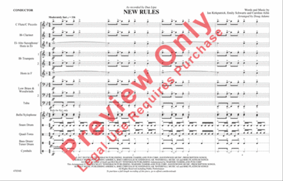 New Rules Marching Band scores gallery preview page 2