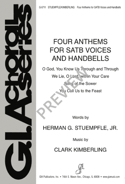 Four Anthems for SATB Voices and Handbells image number null