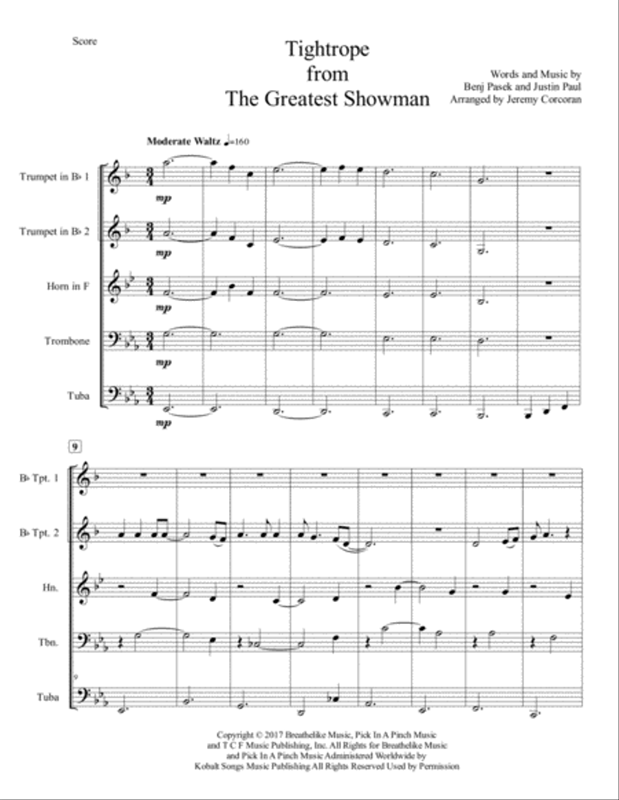 Tightrope Brass Ensemble scores gallery preview page 2