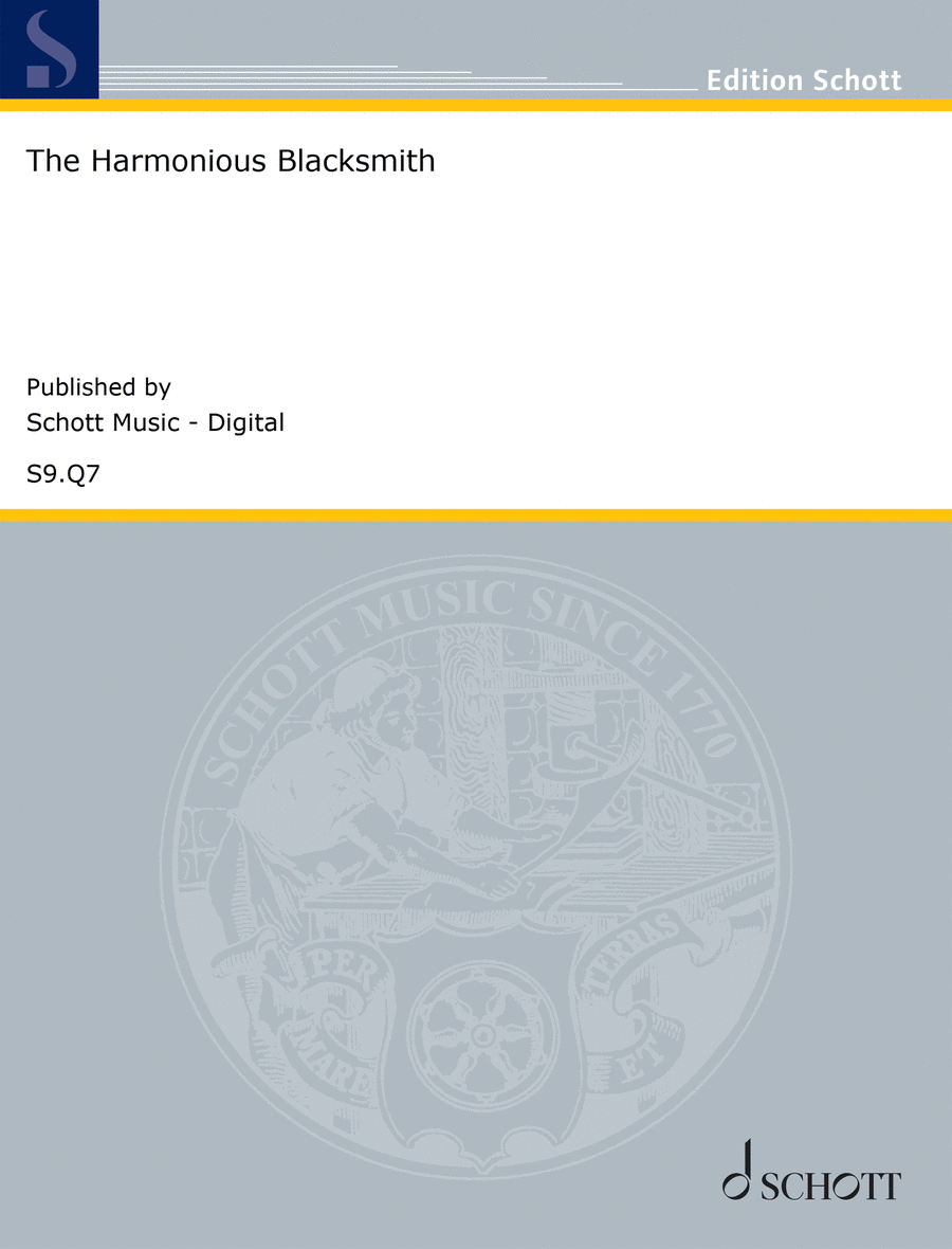 The Harmonious Blacksmith Piano Solo scores gallery preview page 1