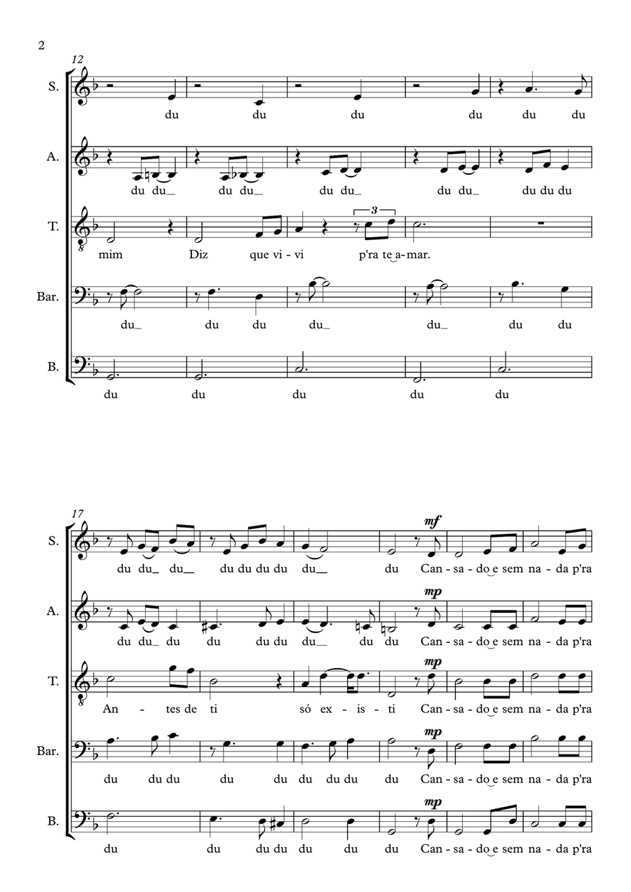 Amar Pelos Dois Divisi scores gallery preview page 2
