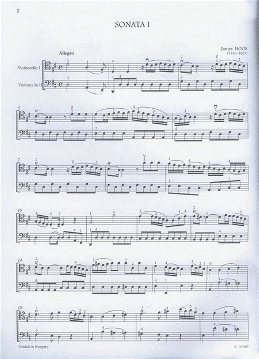 6 Sonatas for violoncello & piano/two violoncellos Piano Accompaniment scores gallery preview page 2