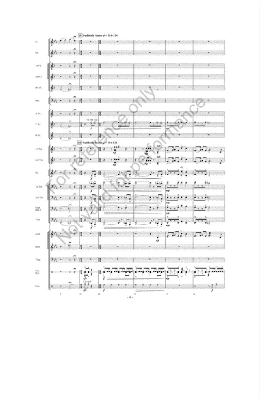 The Great Land Run Concert Band scores gallery preview page 3