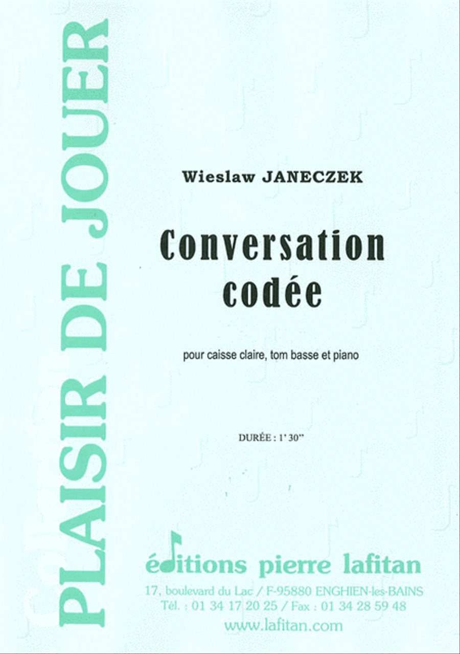 Conversation Codée Conversation Codée Piano Accompaniment scores gallery preview page 1