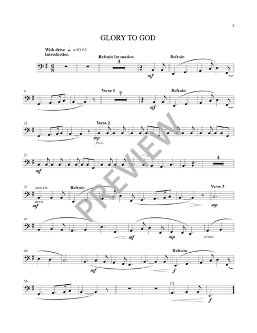 Mass of the Angels and Saints - String edition Handbell Choir scores gallery preview page 21