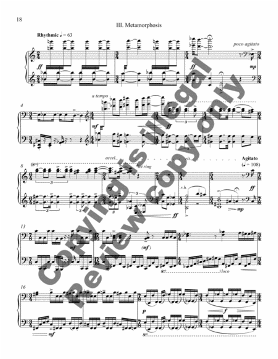Orfeo in Asia Piano Solo scores gallery preview page 17