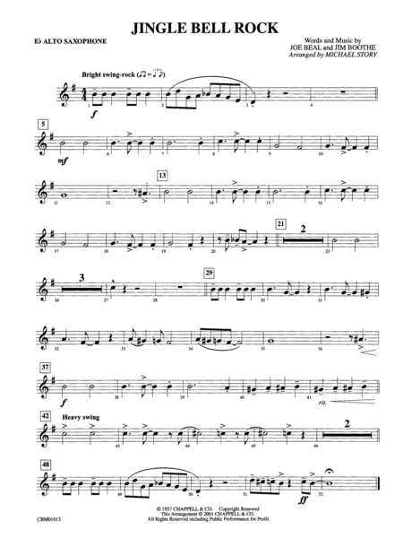 Jingle Bell Rock: E-flat Alto Saxophone
