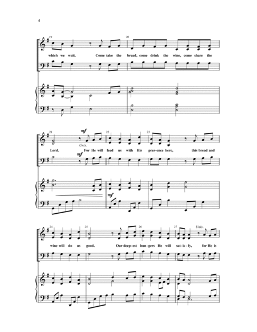 Come Share the Lord Come Share the Lord 3-Part scores gallery preview page 3