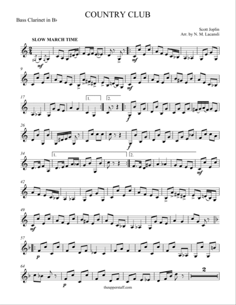 Country Club Woodwind Quartet scores gallery preview page 4
