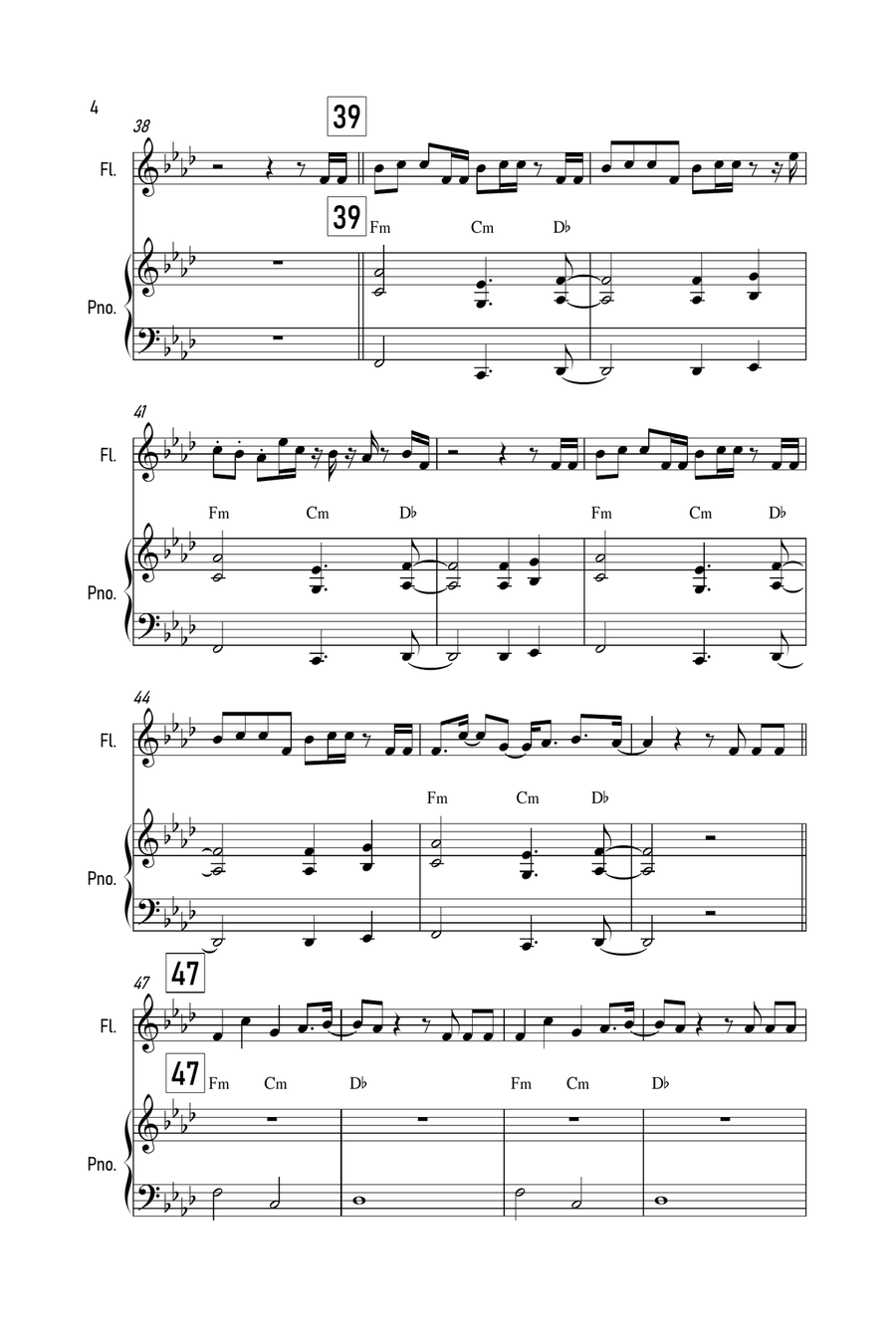 Snelle Maan Flute Solo scores gallery preview page 4