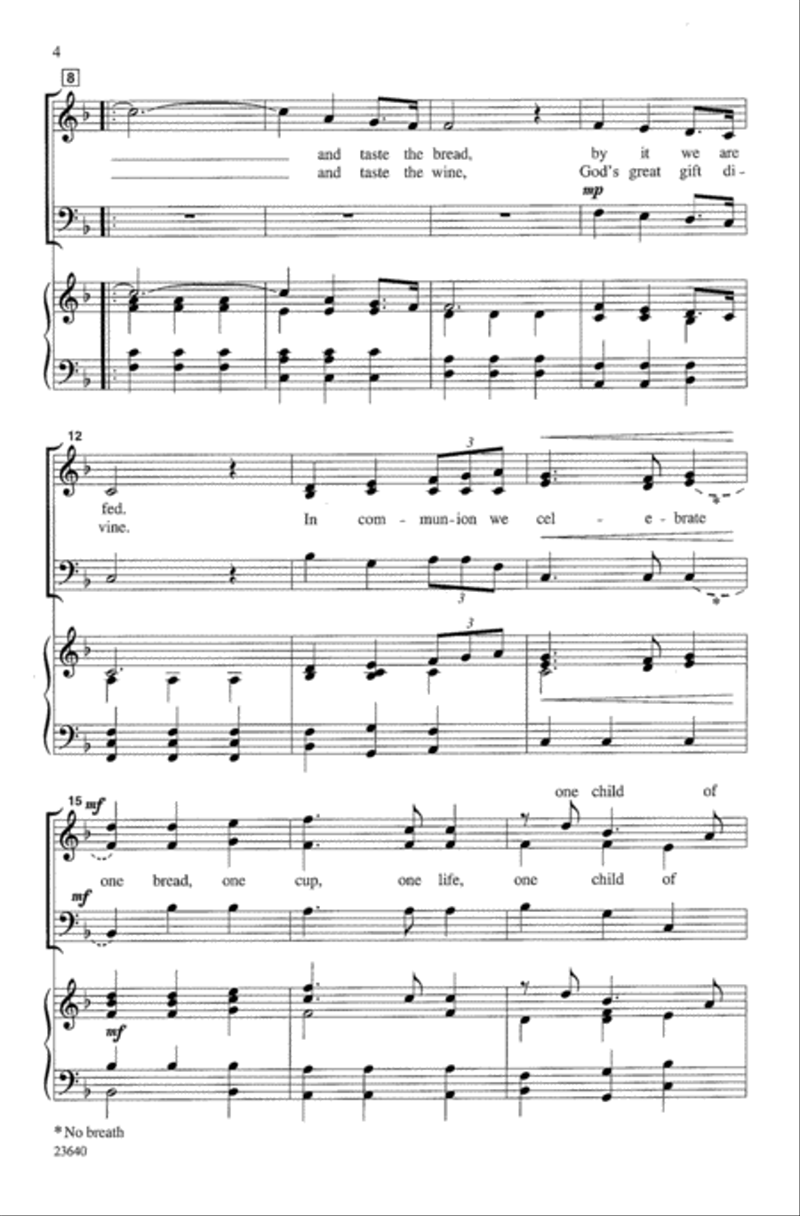 A Classic Communion A Classic Communion 3-Part scores gallery preview page 3