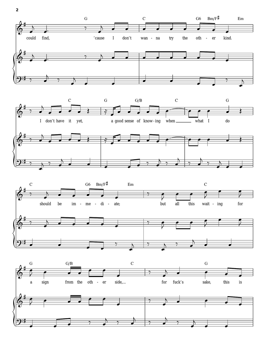 Parking Lot Acoustic Guitar scores gallery preview page 2
