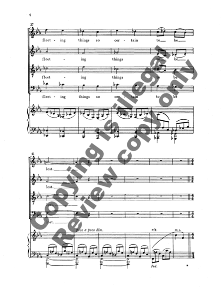 Two Worlds (Choral Score) 4-Part scores gallery preview page 10