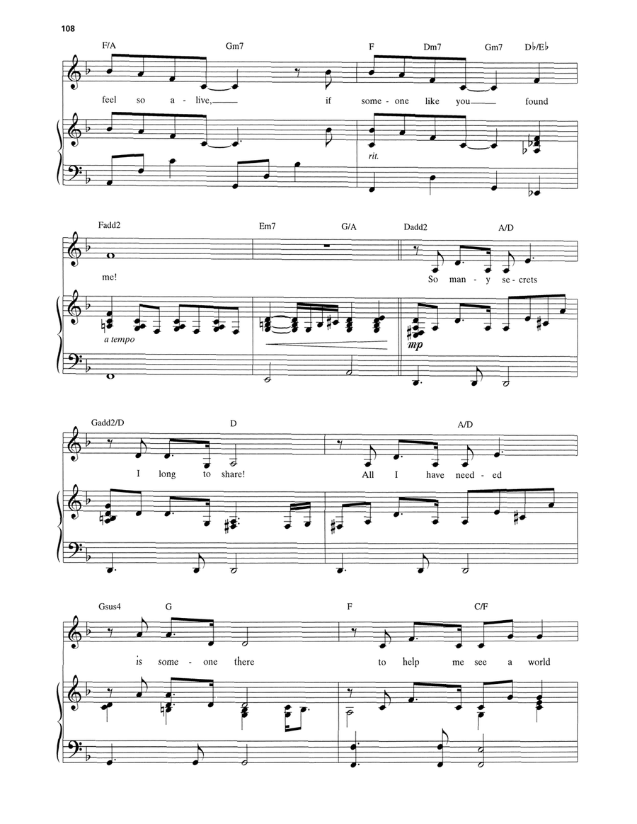 Someone Like You (from Jekyll & Hyde) (2013 Revival Version) Voice scores gallery preview page 3