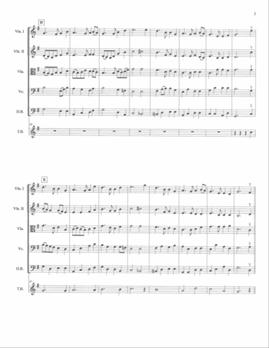 Auld Lang Syne String Orchestra scores gallery preview page 6