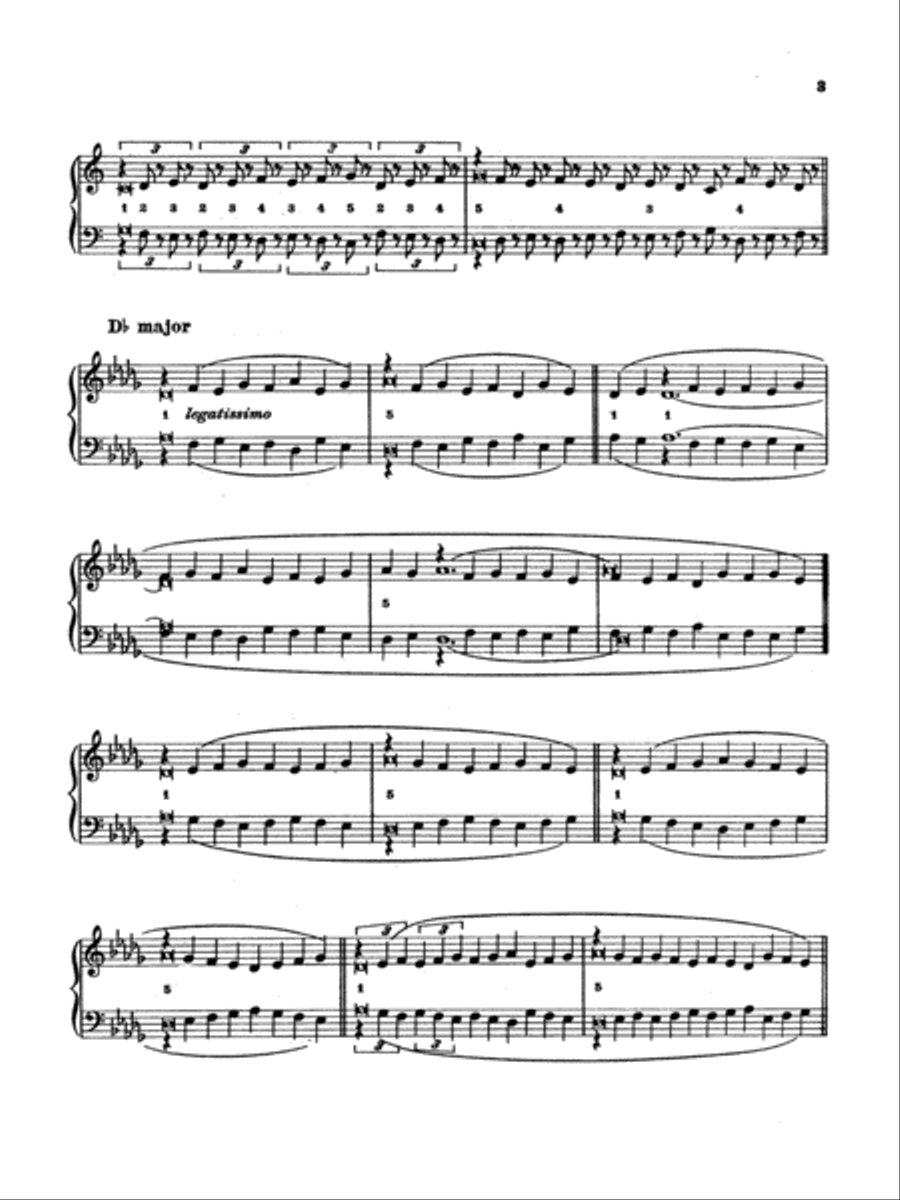 Philipp: Elementary Rhythmic Exercises for the Five Fingers Piano Method scores gallery preview page 3