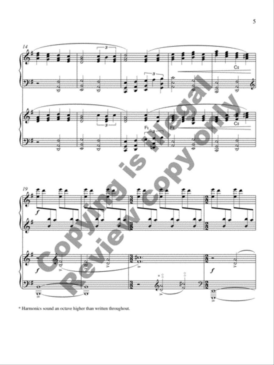 A Christmas Rhapsody A Christmas Rhapsody Harp scores gallery preview page 5