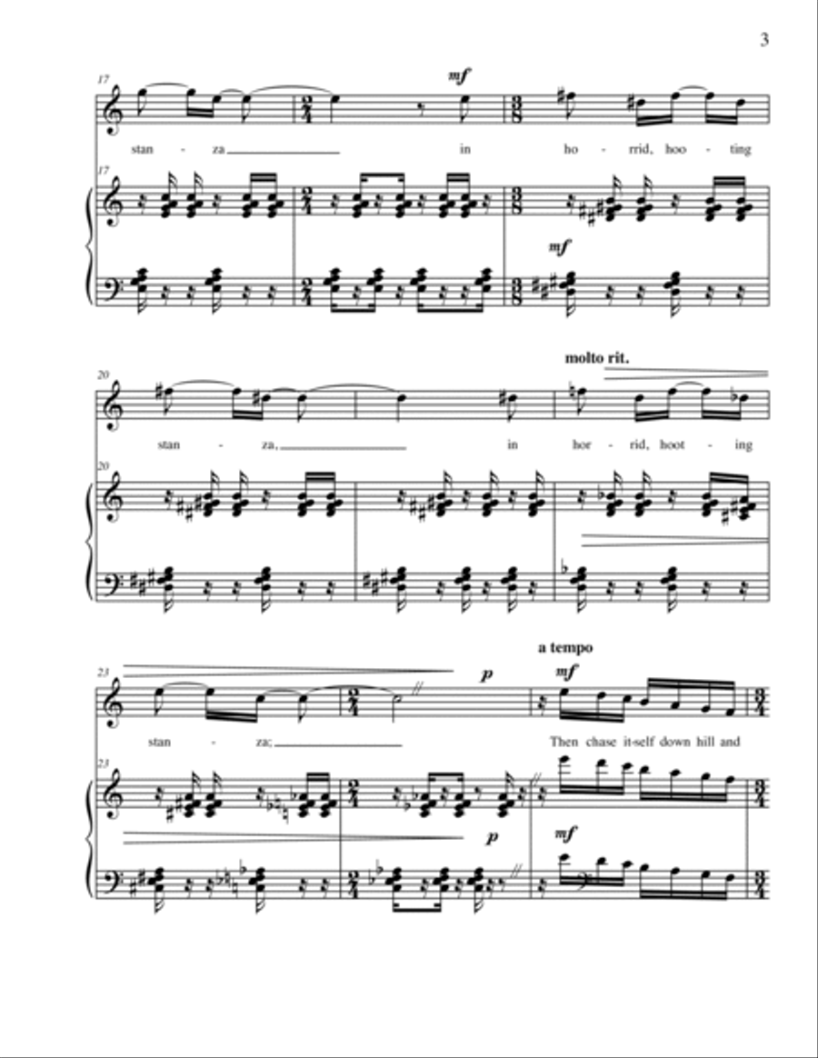 An American Song Cycle Soprano Voice scores gallery preview page 3