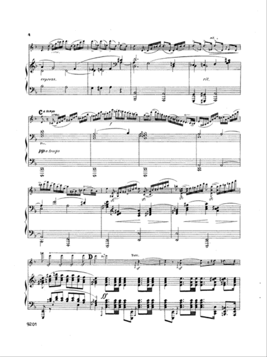 Bruch: Violin Concerto in D Minor, Op. 44 Violin Solo scores gallery preview page 4