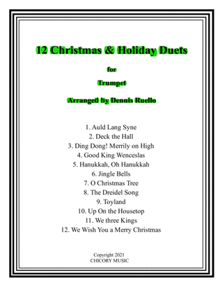 12 Christmas & Holiday Duets for Trumpet