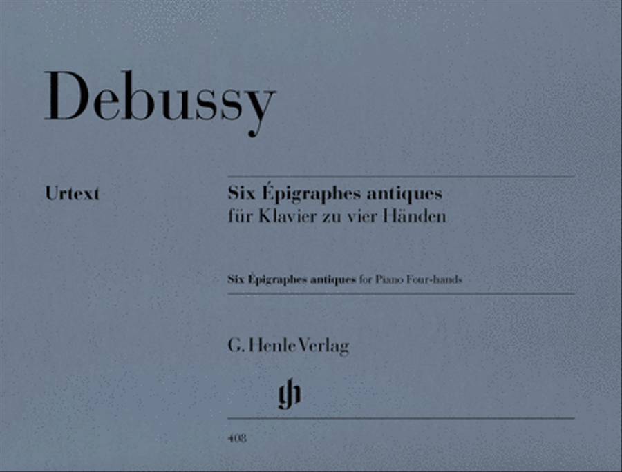 6 Epigraphes Antiques Piano Solo scores gallery preview page 1