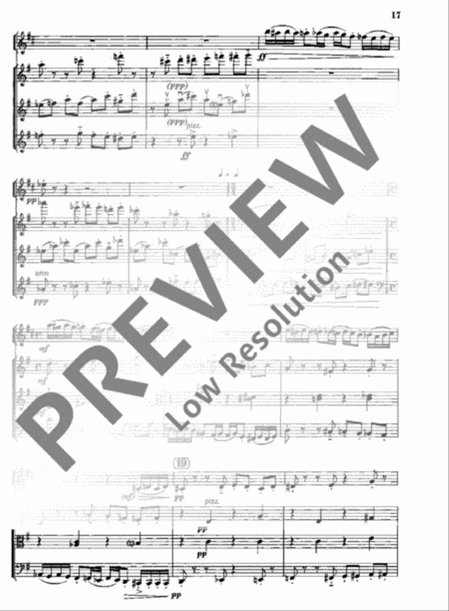 Quartet English Horn scores gallery preview page 18