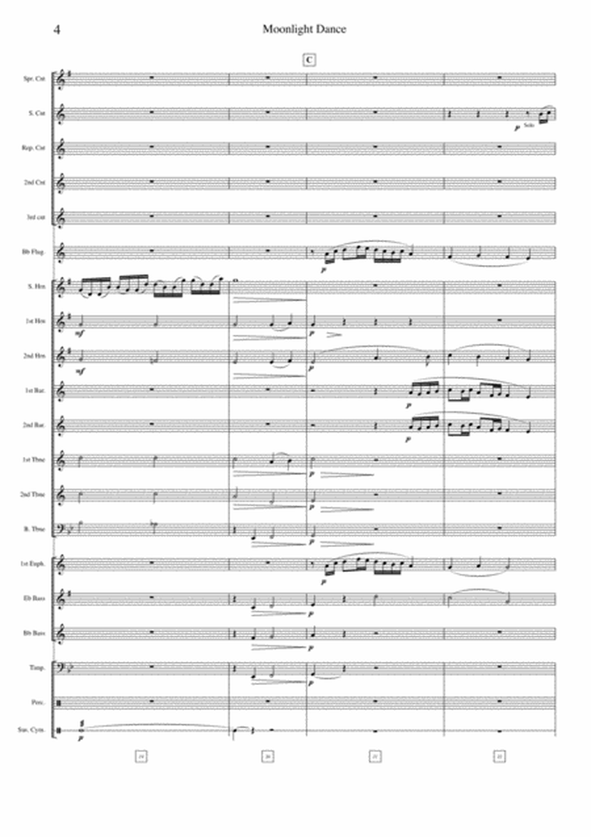 Moonlight Dance - Full Score + Parts image number null
