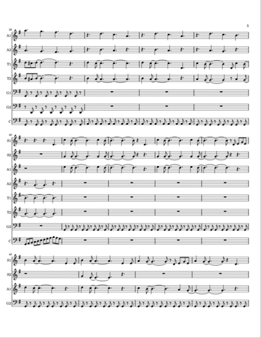 Albatross Full Orchestra scores gallery preview page 5