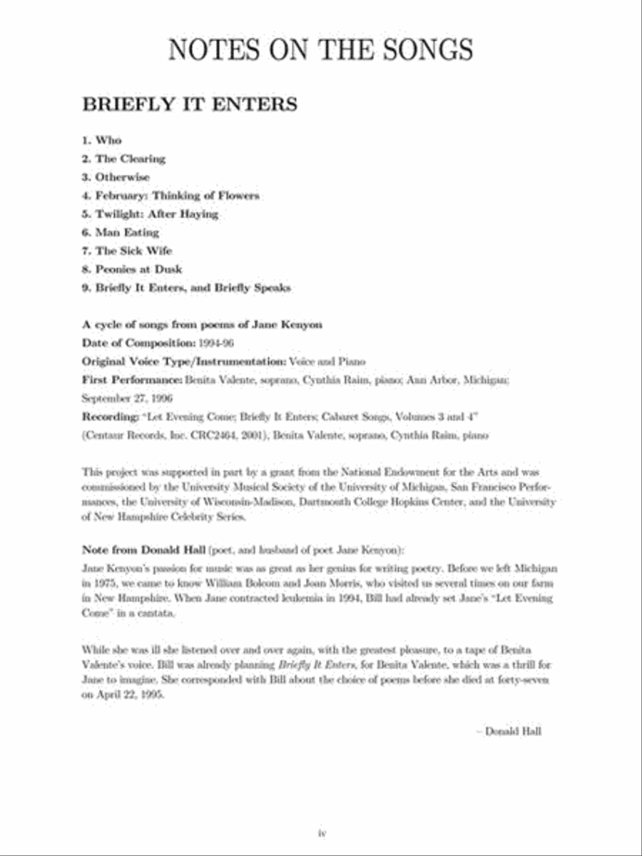 Concert Songs - Volume 1 (1975-2000) Voice scores gallery preview page 5