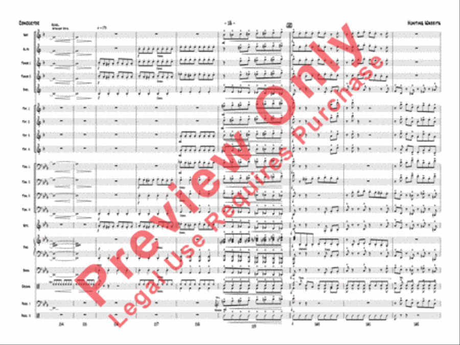 Hunting Wabbits Jazz Ensemble scores gallery preview page 45