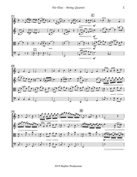 Für Elise - String Quartet image number null