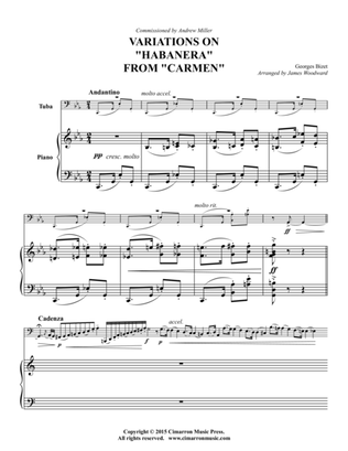 Variations on "Habanera" from Carmen"