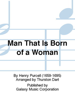 Book cover for Man That Is Born of a Woman