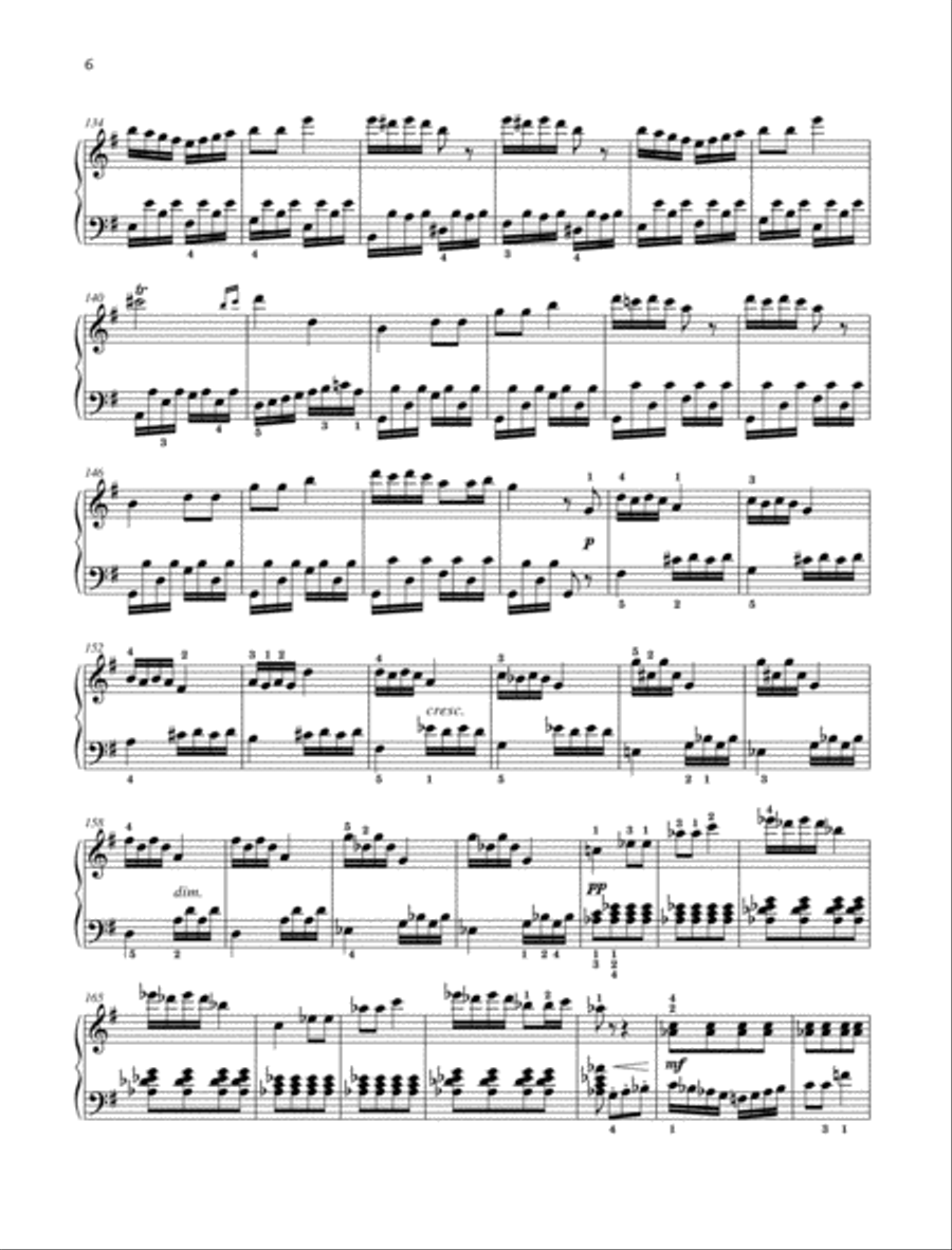 Rage over a lost penny, Op. 129 Piano Solo scores gallery preview page 5