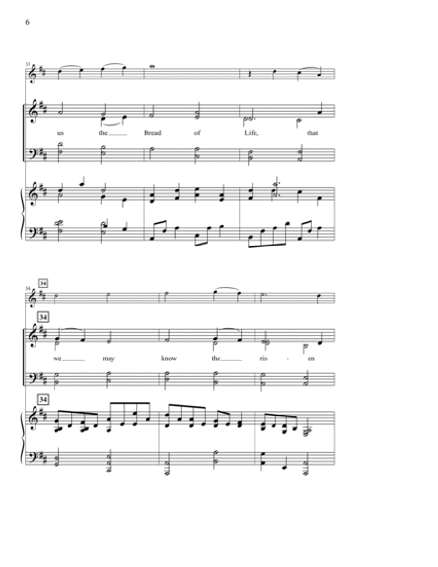 O Breath of God O Breath of God 4-Part scores gallery preview page 6