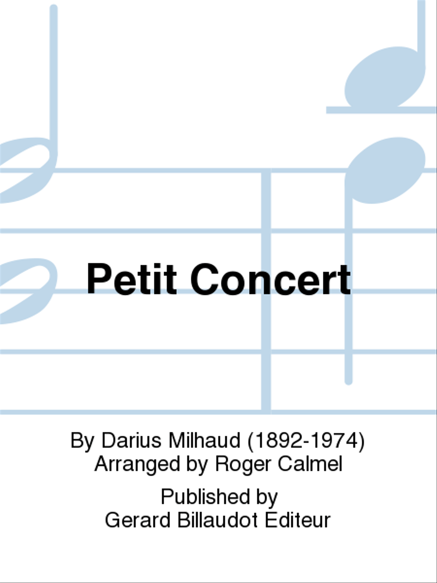 Petit Concert Chamber Music scores gallery preview page 1