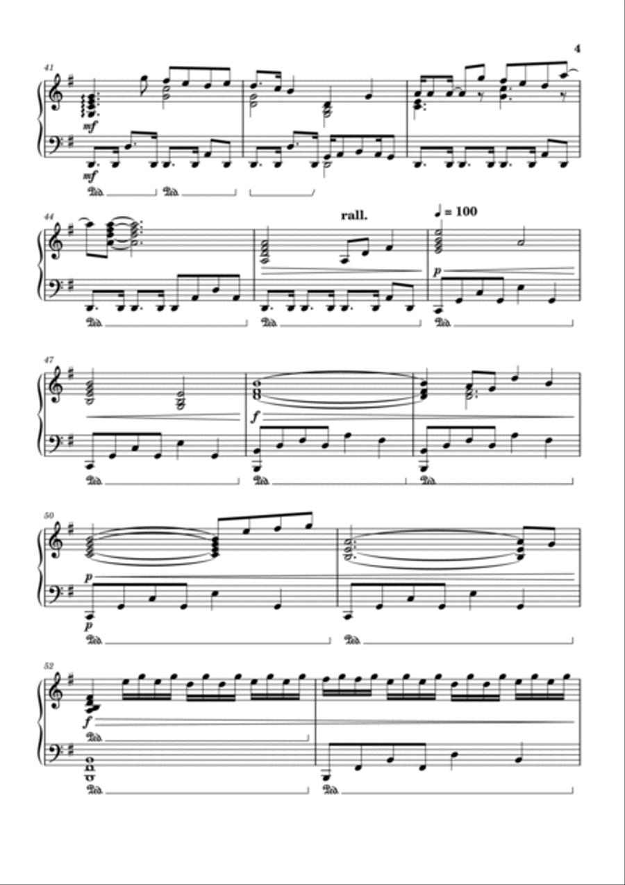 Fountain Of Salmacis Piano Solo scores gallery preview page 4