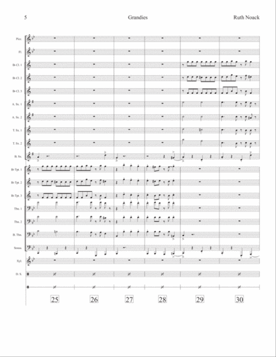 GRANDIES™ Jazz Ensemble scores gallery preview page 5
