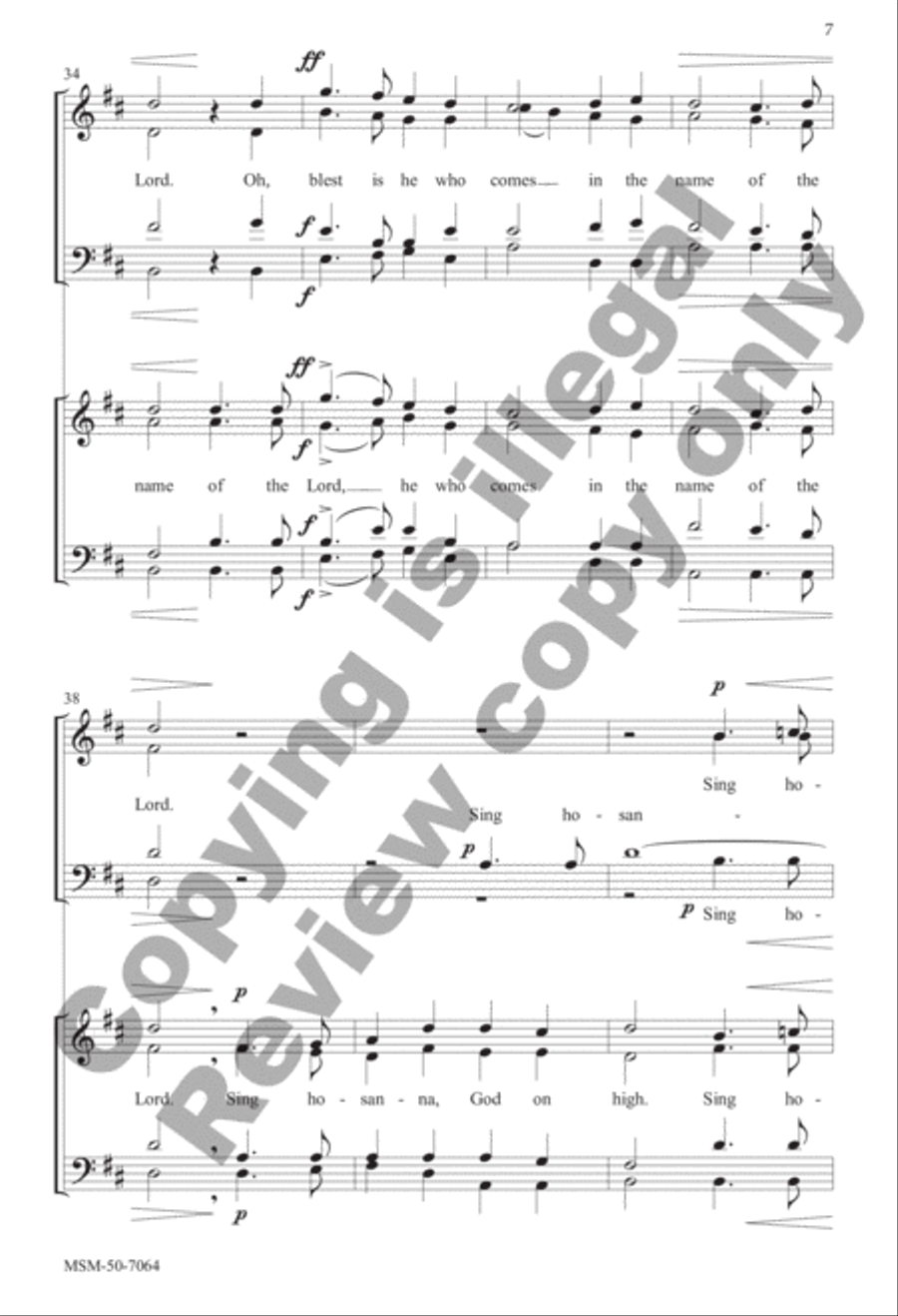 Holy, Holy, Holy Holy, Holy, Holy Divisi scores gallery preview page 7