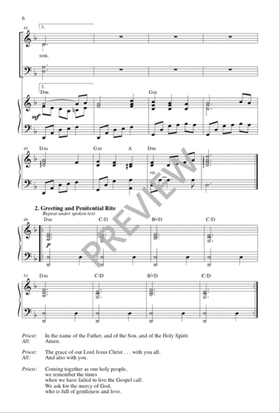 God of Creation God of Creation 4-Part scores gallery preview page 6