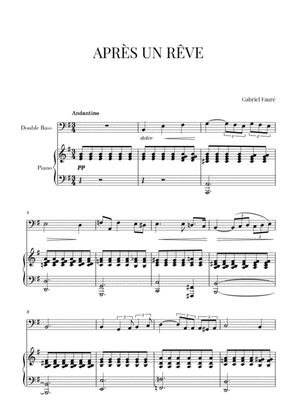 Fauré - Après un Rêve (for Double Bass and Piano)