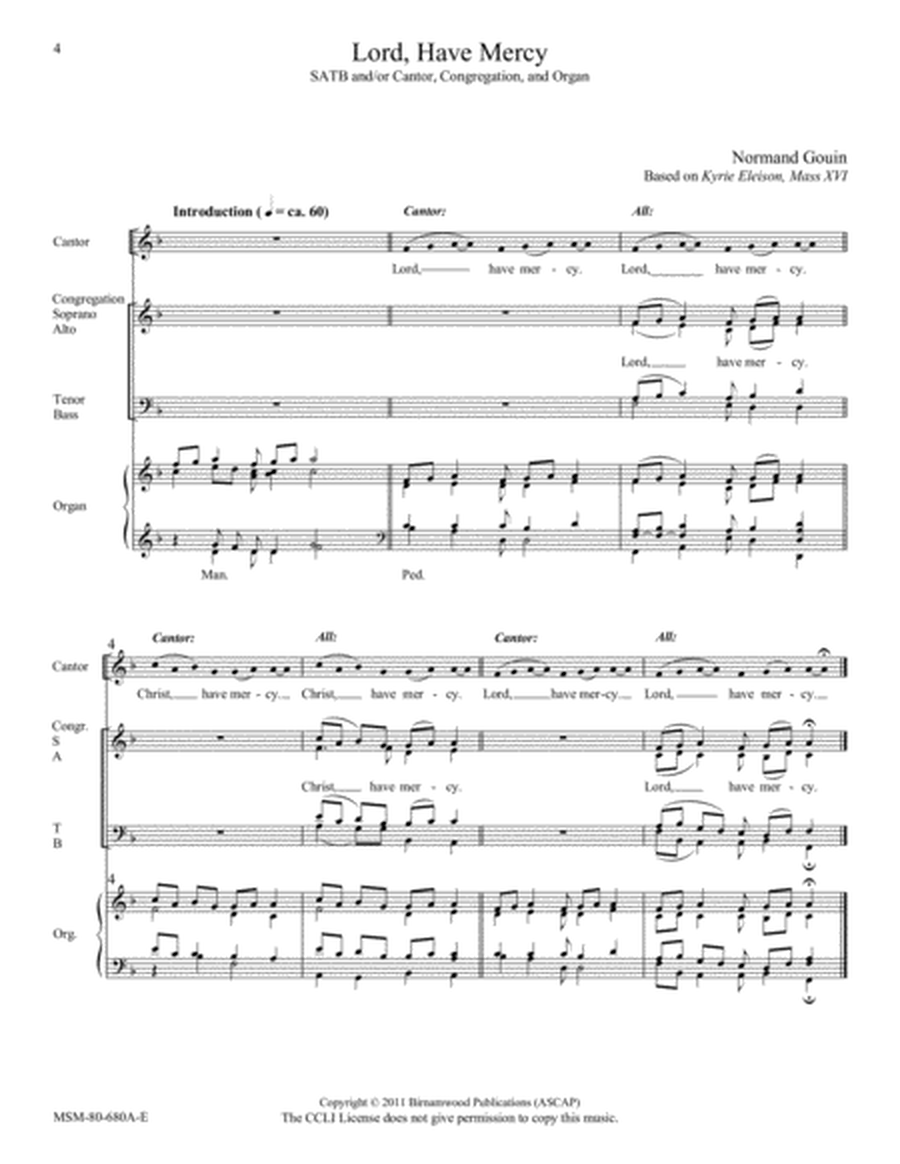 Mass of Saints Peter and Paul (Downloadable Full Score)