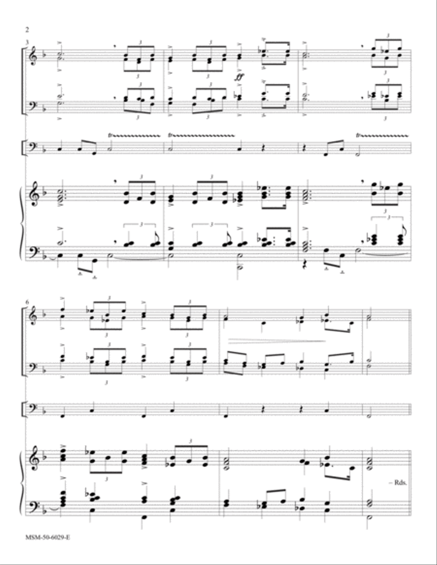 Family Born of Font and Spirit Choir scores gallery preview page 2