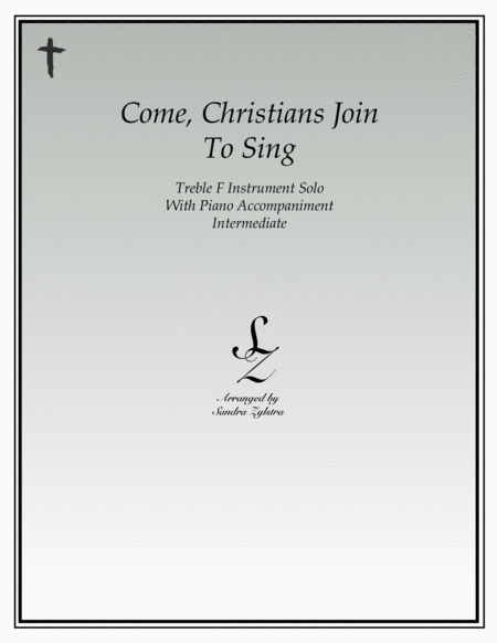 Come, Christians Join To Sing (treble F instrument solo) image number null
