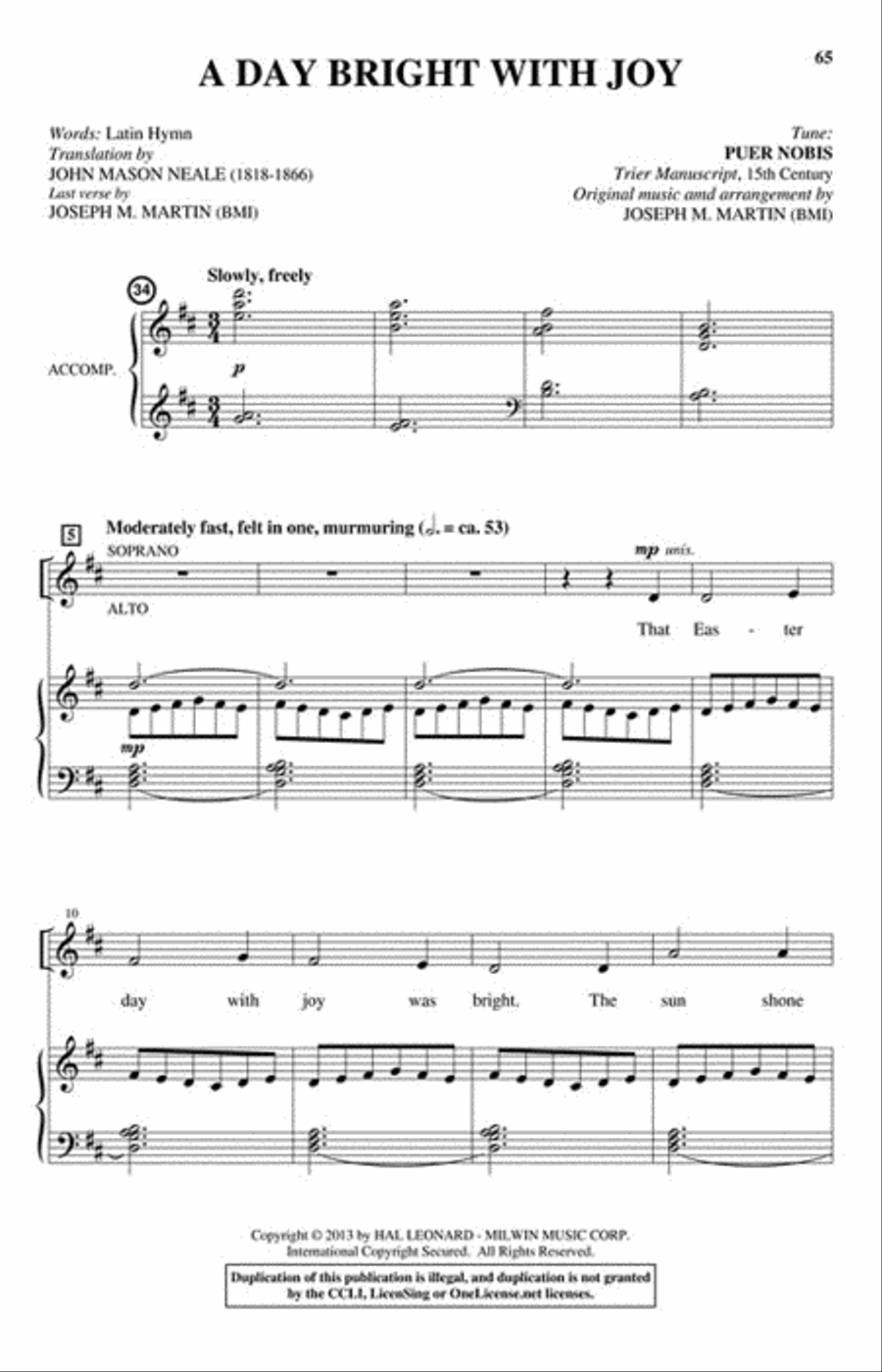 Testimony of Life 4-Part scores gallery preview page 8