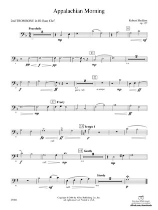 Appalachian Morning: (wp) 2nd B-flat Trombone B.C.